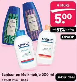 Etos Sanicur en Melkmeisje 300 ml aanbieding
