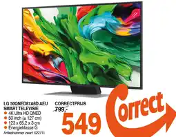 Correct LG 50QNED87A6D.AEU SMART TELEVISIE aanbieding