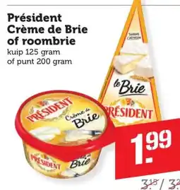 Coop Président Crème de Brie of roombrie aanbieding