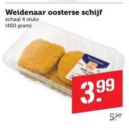 Coop Weidenaar oosterse schijf aanbieding