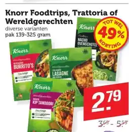 Coop Knorr Foodtrips, Trattoria of Wereldgerechten aanbieding