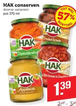 Coop HAK conserven aanbieding