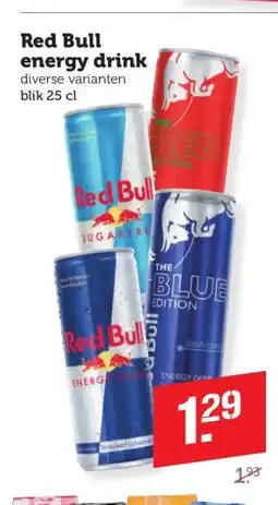 Coop Red Bull energy drink aanbieding