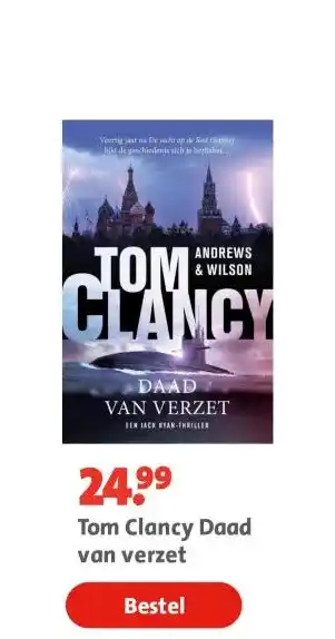 Bruna Tom Clancy Daad van verzet aanbieding