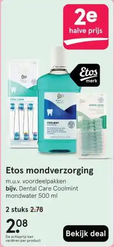 Etos Etos mondverzorging aanbieding