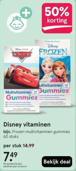 Etos Disney vitaminen aanbieding