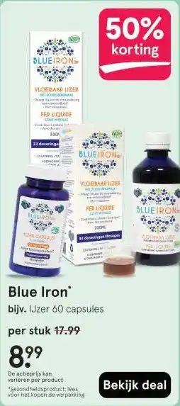 Etos Blue Iron aanbieding