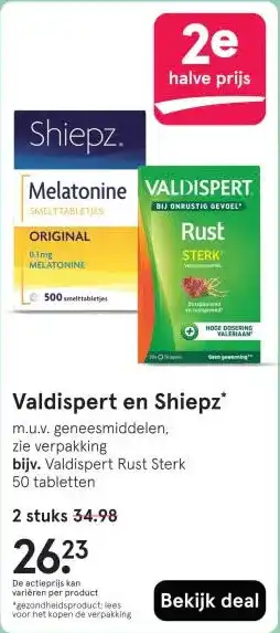 Etos Valdispert en Shiepz aanbieding