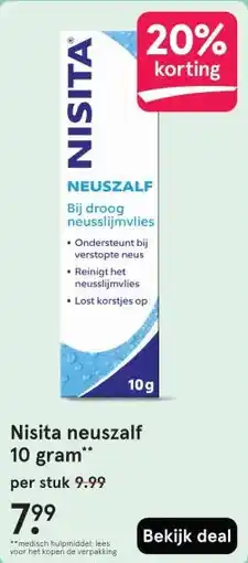 Etos Nisita neuszalf 10 gram aanbieding