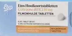 Etos Etos Hooikoortstabletten Cetirizine diHCI 10 mg aanbieding