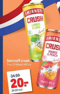 Makro Smirnoff crush aanbieding