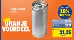Makro Felsgold fust aanbieding