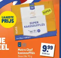 Makro Metro Chef kaassoufflés aanbieding