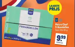 Makro Metro Chef frikandellen aanbieding