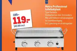 Makro Metro Professional tafelbakplaat aanbieding