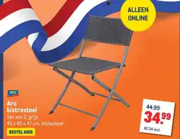 Makro Aro bistrostoel aanbieding