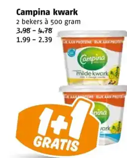 Poiesz Campina kwark aanbieding