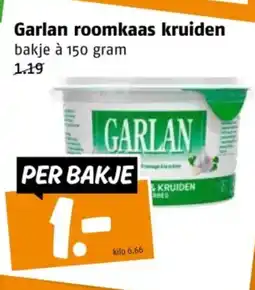 Poiesz Garlan roomkaas kruiden aanbieding