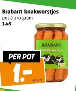 Poiesz Brabant knakworstjes aanbieding