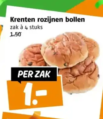 Poiesz Krenten rozijnen bollen aanbieding