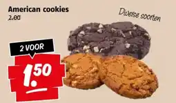 Poiesz American cookies aanbieding