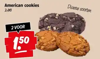 Poiesz American cookies aanbieding