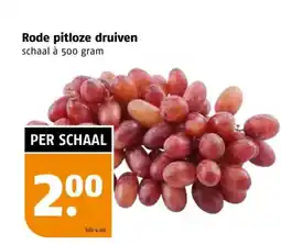 Poiesz Rode pitloze druiven aanbieding