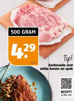 Poiesz Karbonade met witte bonen en spek aanbieding