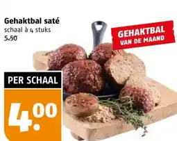 Poiesz Gehaktbal saté aanbieding