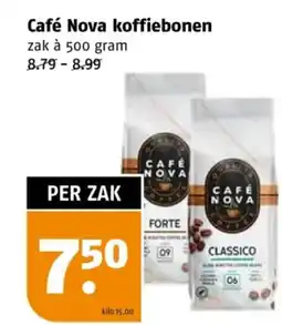 Poiesz Café Nova koffiebonen aanbieding