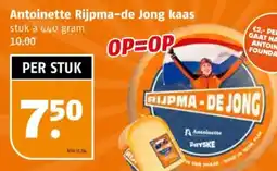 Poiesz Antoinette Rijpma-de Jong kaas aanbieding