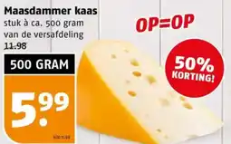 Poiesz Maasdammer kaas aanbieding
