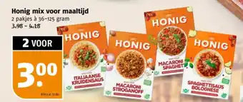 Poiesz Honig mix voor maaltijd aanbieding