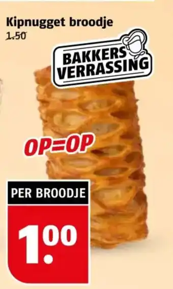 Poiesz Kipnugget broodje aanbieding