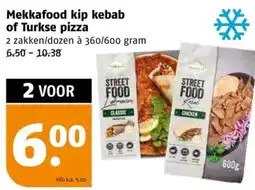 Poiesz Mekkafood kip kebab of Turkse pizza aanbieding