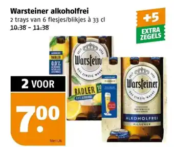 Poiesz Warsteiner alkoholfrei aanbieding
