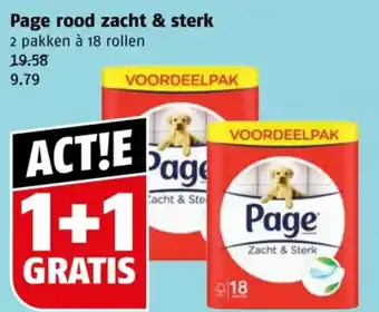 Poiesz Page rood zacht & sterk aanbieding