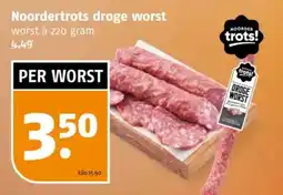 Poiesz Noordertrots droge worst aanbieding