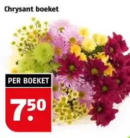 Poiesz Chrysant boeket aanbieding