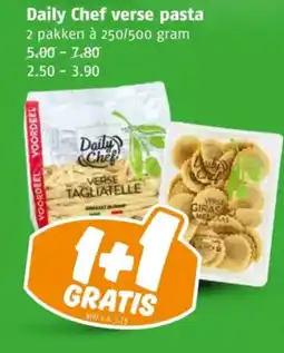 Poiesz Daily Chef verse pasta aanbieding