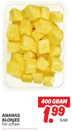 Dekamarkt Ananas blokjes aanbieding