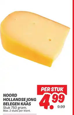 Dekamarkt Noord hollandse jong belegen kaas aanbieding