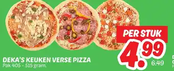 Dekamarkt Deka's keuken verse pizza aanbieding