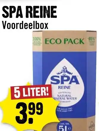 Dirck 3 Spa reine voordeelbox aanbieding
