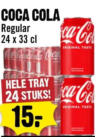 Dirck 3 Coca cola regular aanbieding