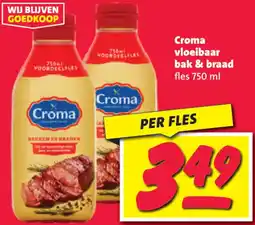 Nettorama Croma vloeibaar bak & braad aanbieding