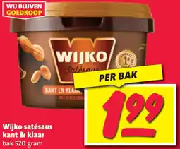 Nettorama Wijko satésaus kant & klaar aanbieding