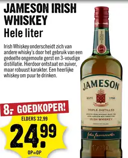 Dirck 3 Jameson irish whisky aanbieding