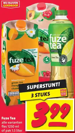 Nettorama Fuze Tea aanbieding