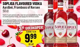Dirck 3 Soplica flavoured vodka aardbei, framboos of kersen aanbieding